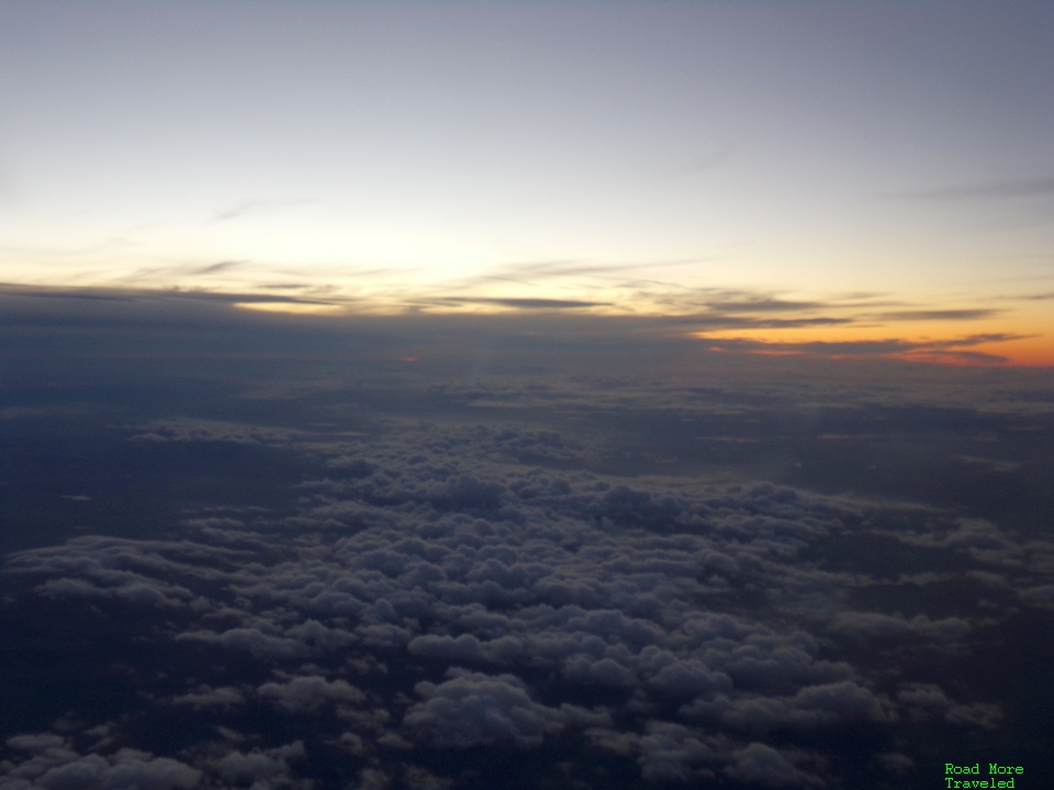 Sunset over North Atlantic