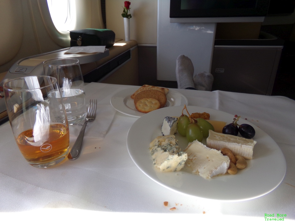 Cheese plate and single malt scotch