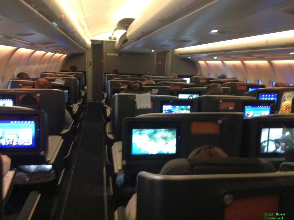 SAS Business Class cabin