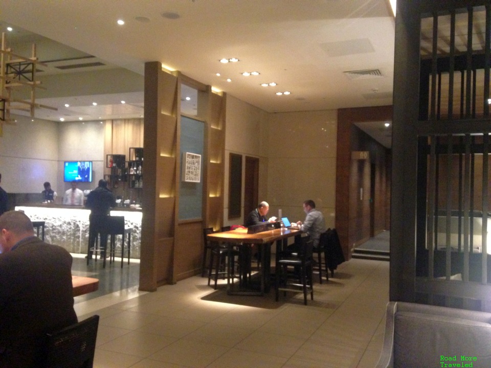 Plaza Premium Lounge London Heathrow Terminal 2 - table seating