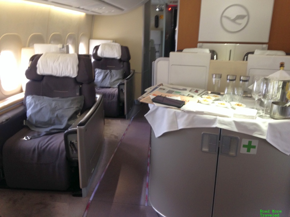 Lufthansa First Class window seats