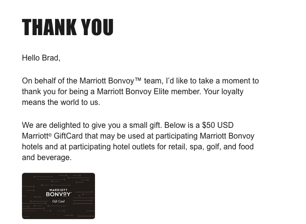 a card with text on it