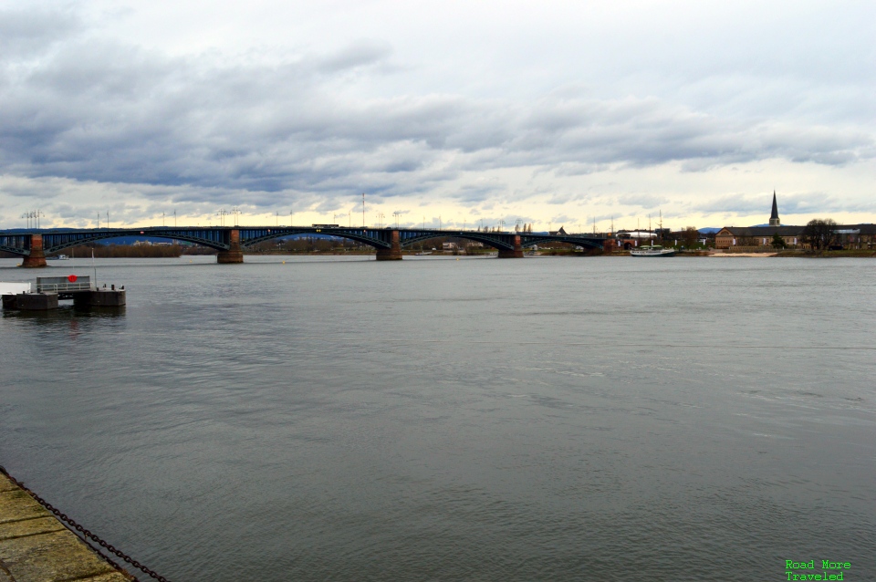 Rhine River waterfront, Mainz