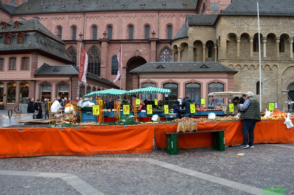 Stall at Mainz Farmer's Market