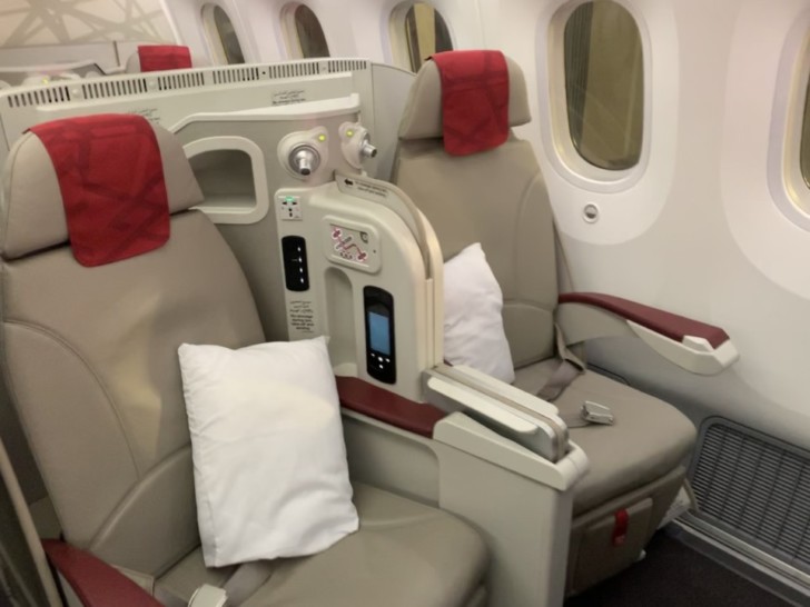 a seat on a plane