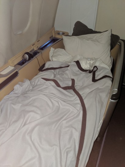 Lufthansa First class bed