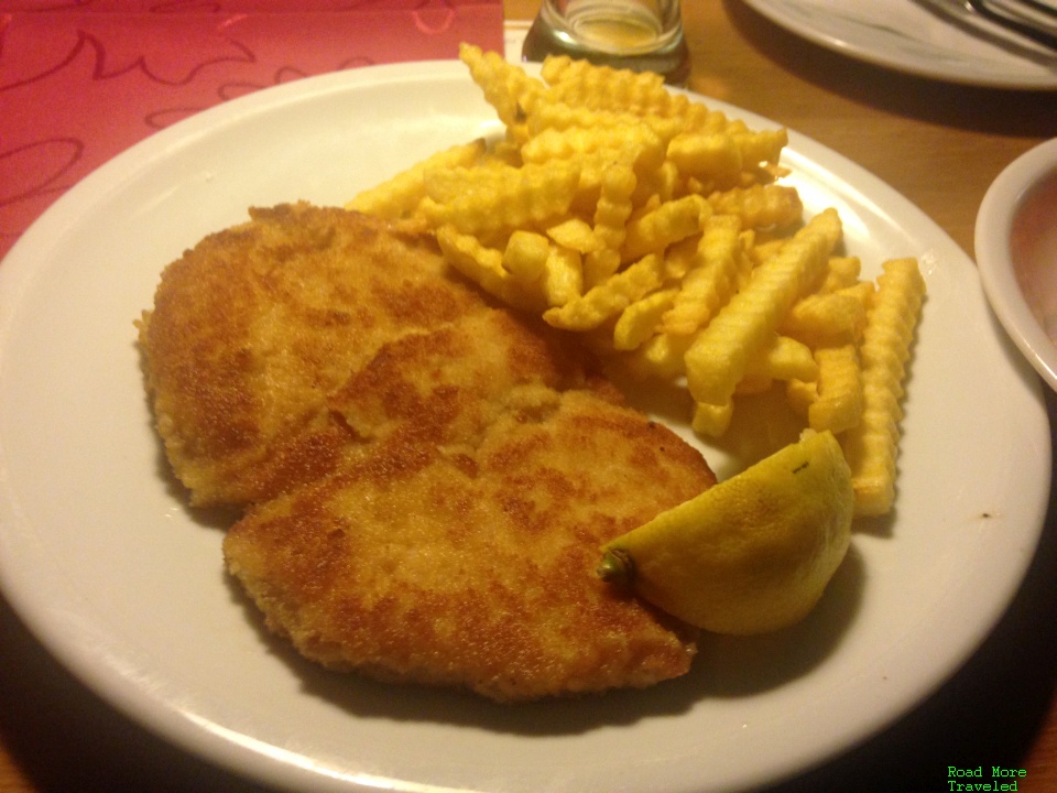 Augustinerkeller pork schnitzel