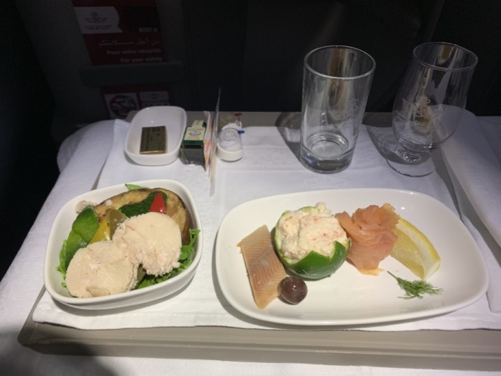 food on a plate on a table