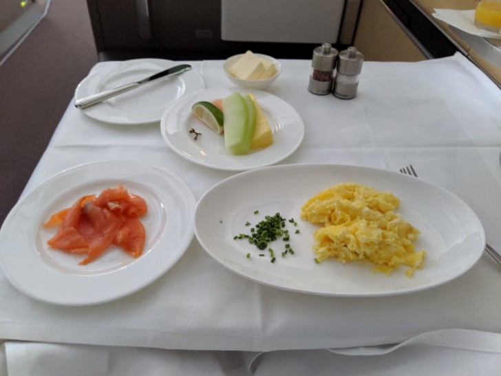 First class breakfast