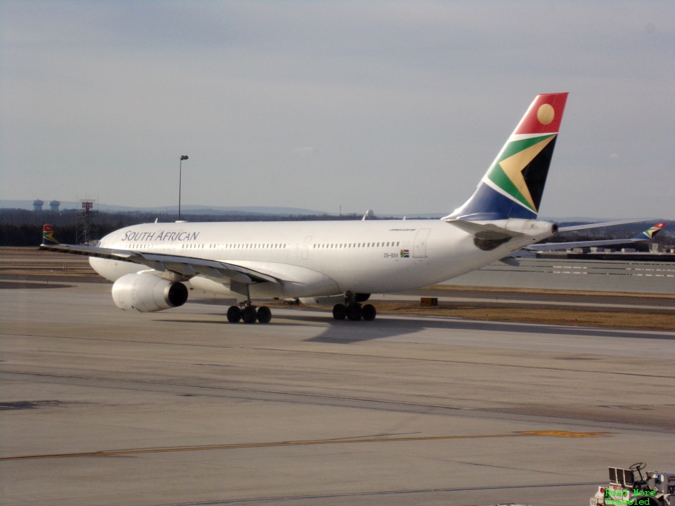 South African A330 at IAD