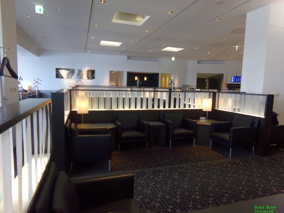 ANA First Class Lounge NRT seating