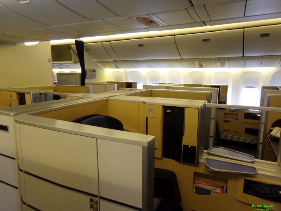 ANA B77W First Class cabin