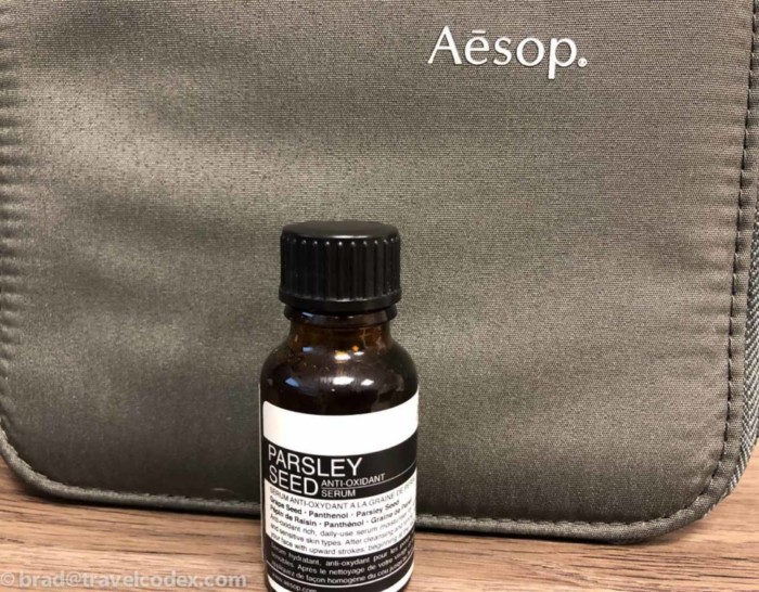 a small bottle of essential oil