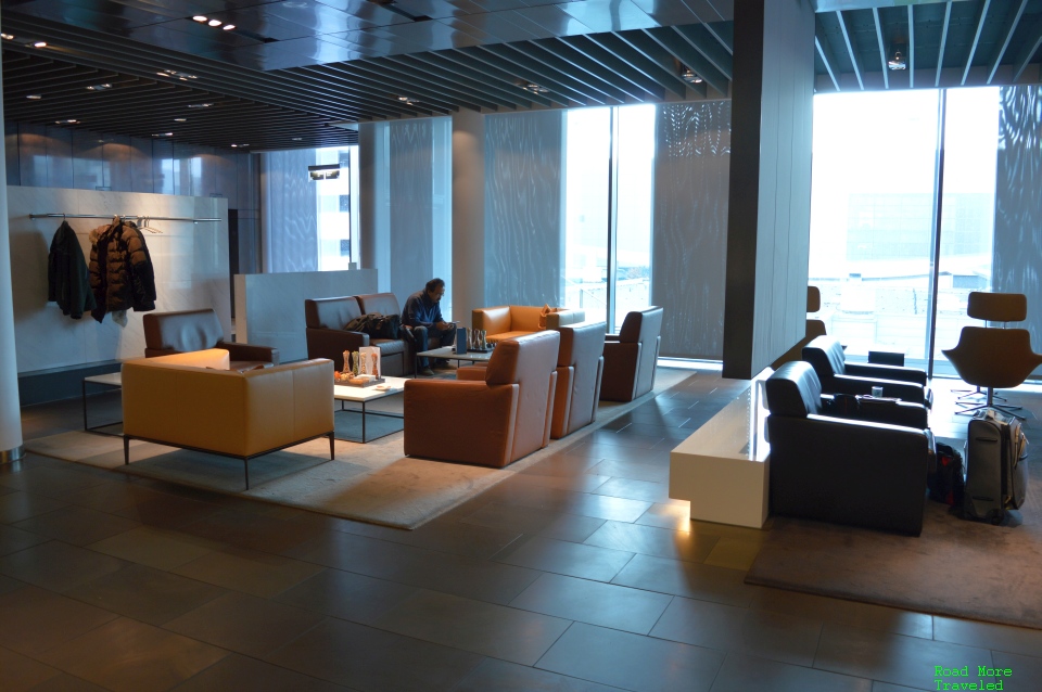 Lufthansa First Class Terminal main seating area