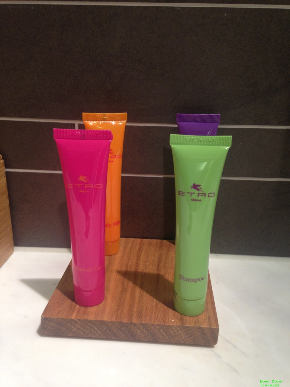 Lufthansa First Class Terminal Etro Amenities