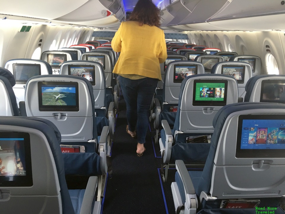 Delta A220 Main Cabin interior