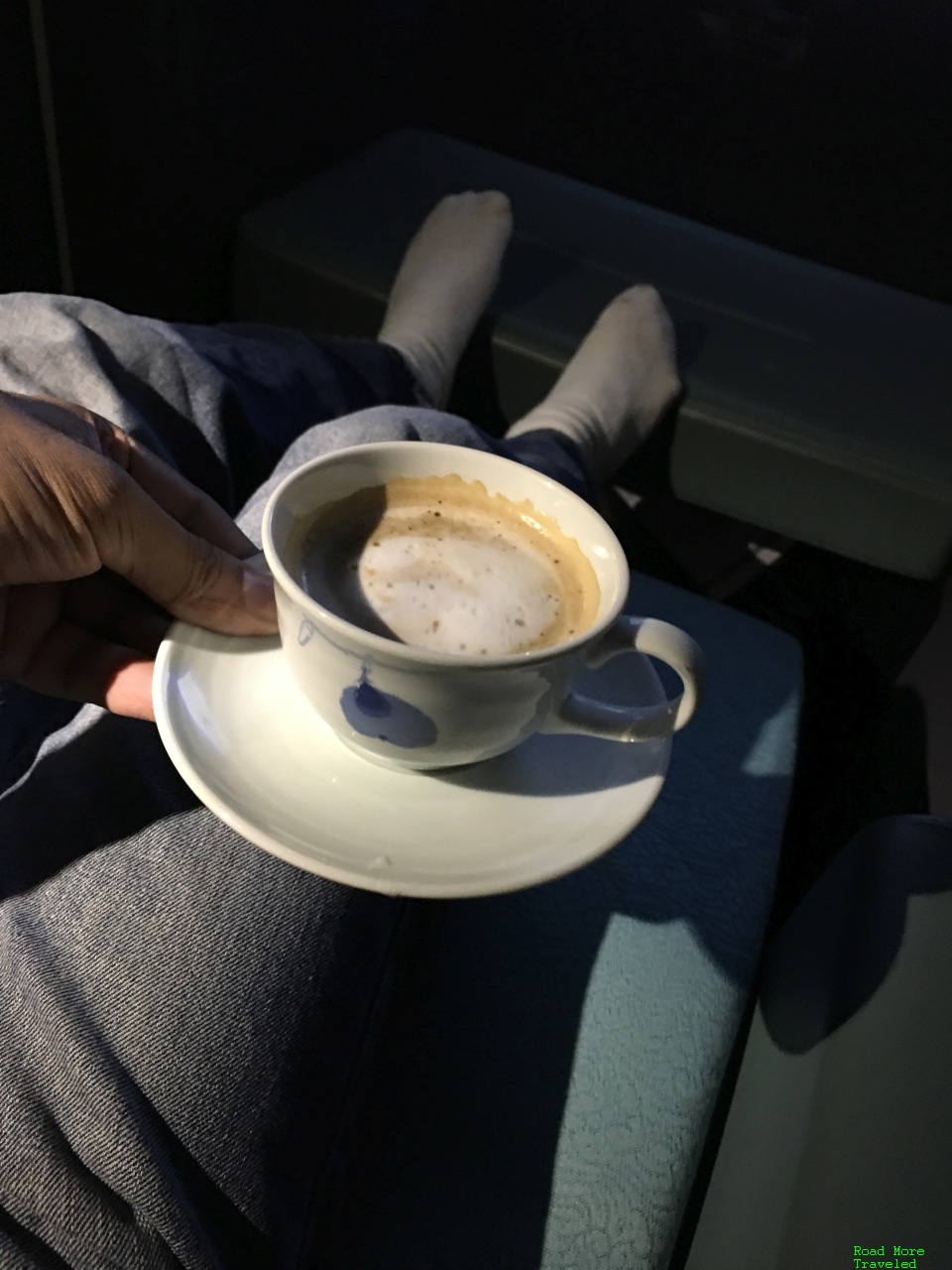 Korean Air flat white