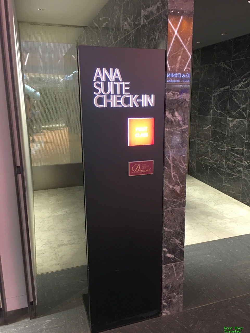 ANA First Class Check-In