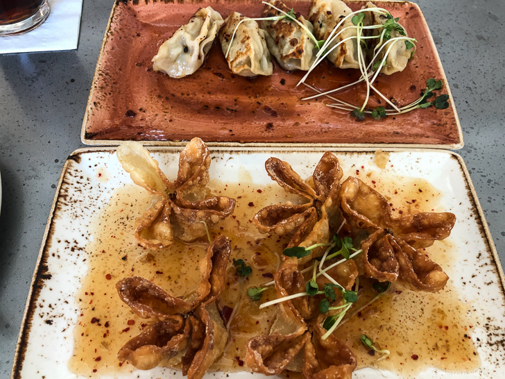 plates of food on a table