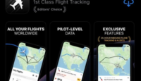a screenshot of a flight tracker