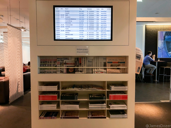 a display with a screen on it