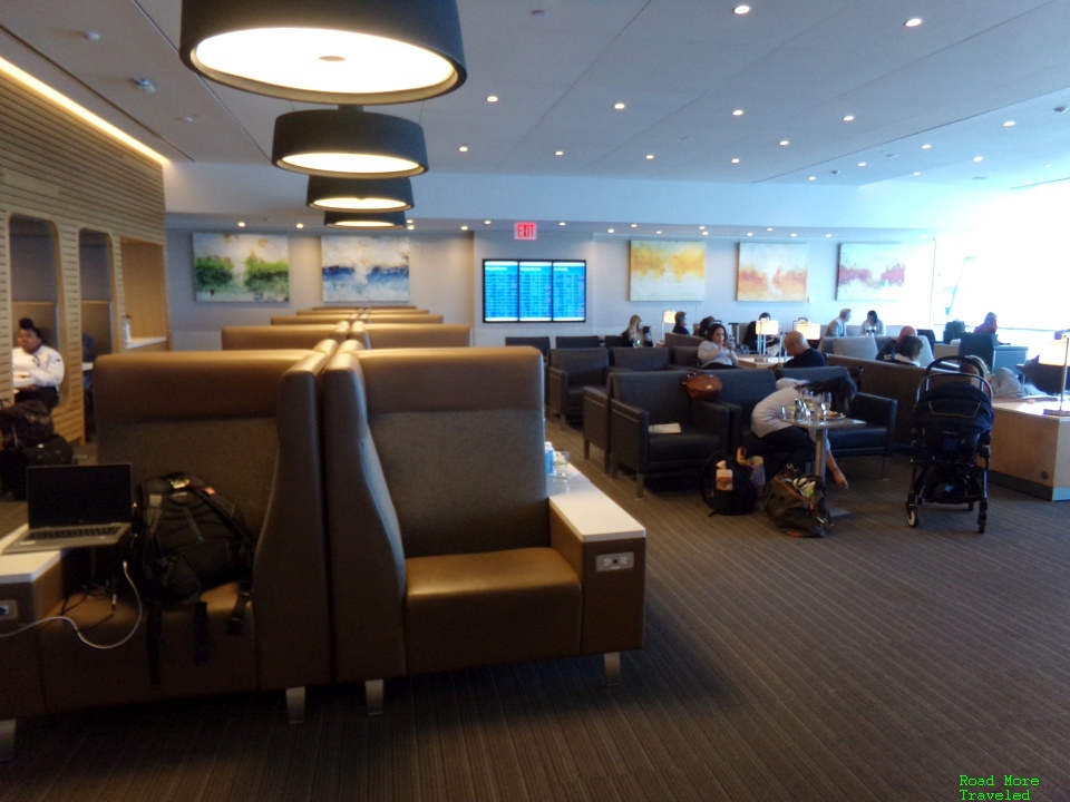 American Flagship Lounge New York JFK - personal chair seating