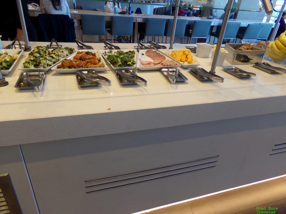 American Flagship Lounge New York JFK - cold buffet items