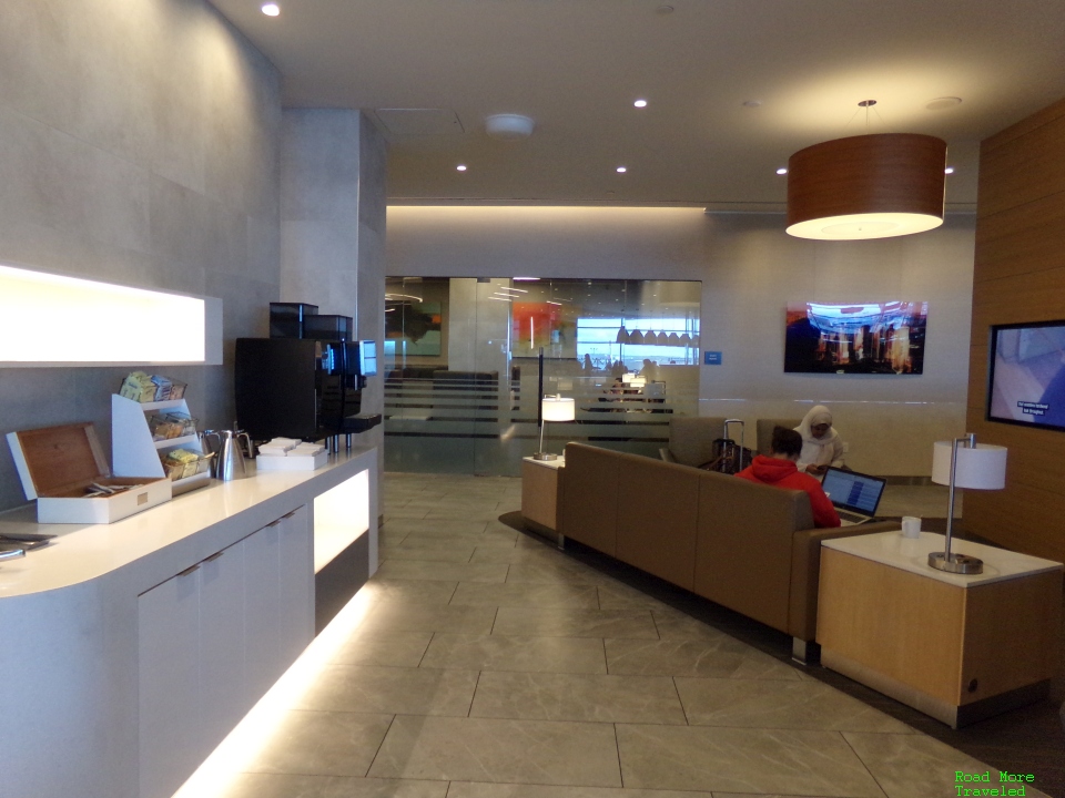 American Flagship Lounge New York JFK - lounge entrance seating