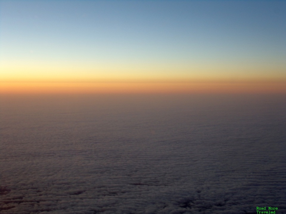 Sunset over Iowa