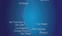 a map of an airline