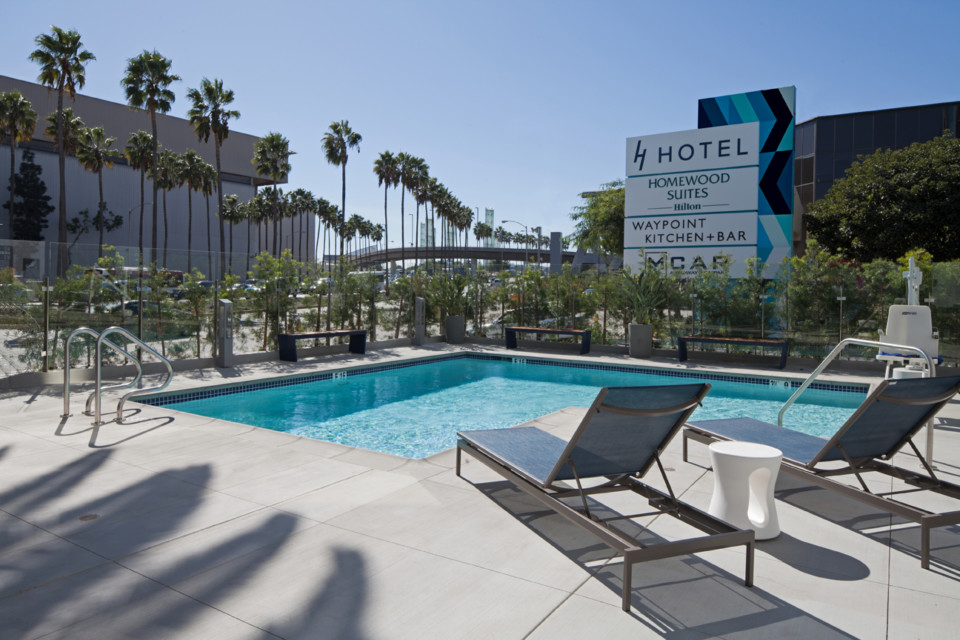 H Hotel Los Angeles pool