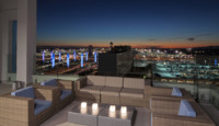 H Hotel Los Angeles roof deck