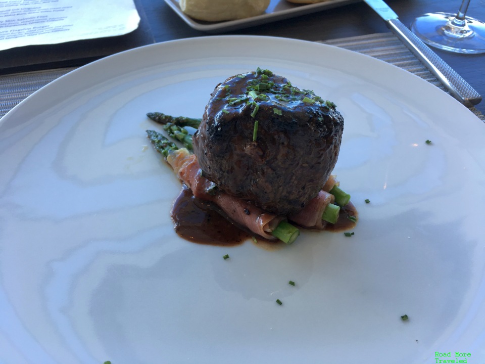 Flagship First Dining filet mignon