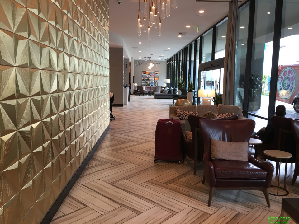H Hotel Los Angeles lobby seating