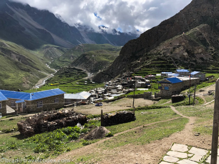 a small village in a valley