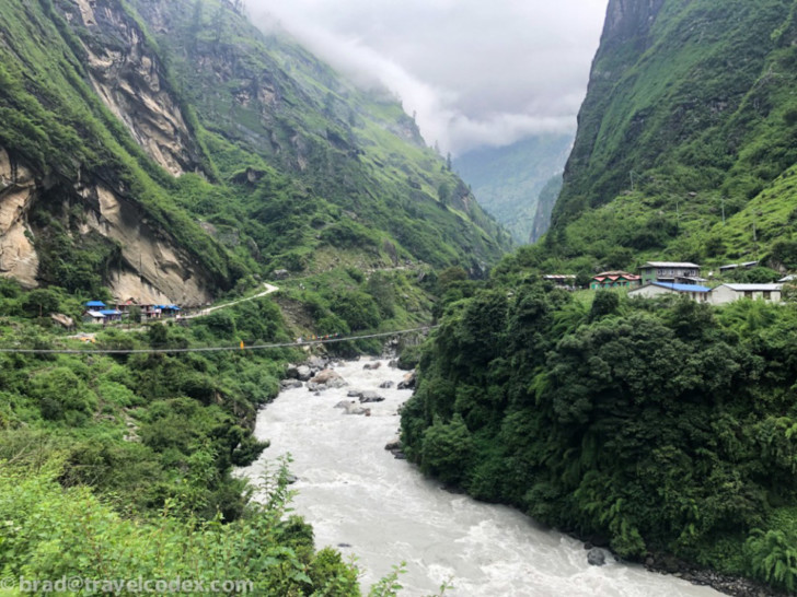 a river running through a valley