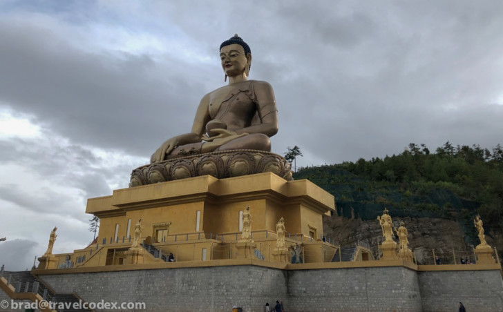 a large statue of a buddha