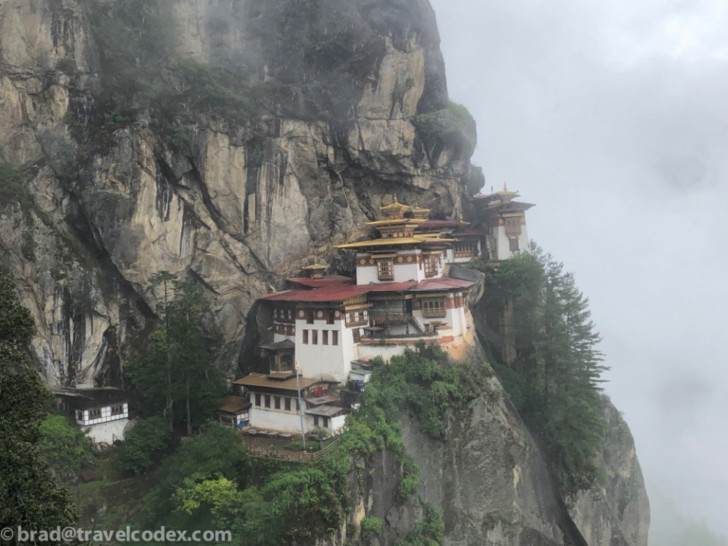Paro Taktsang on a cliff