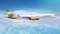 a plane flying in the sky