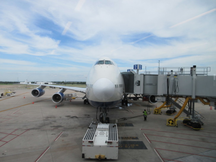 a plane on the tarmac