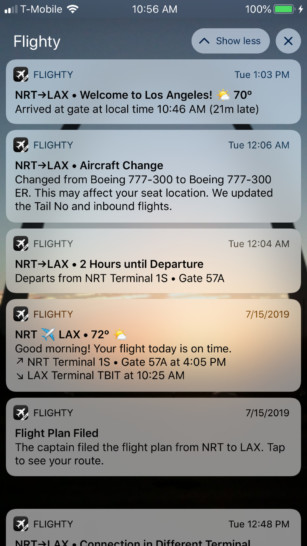 Additional push notifications