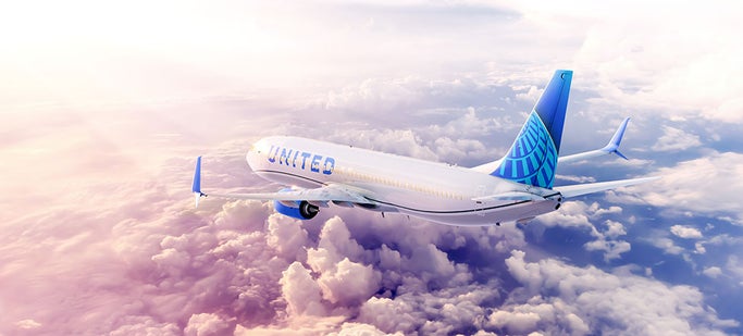a plane flying in the sky