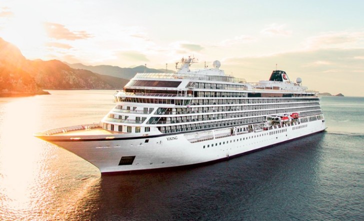 a cruise ship in the water