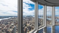 a view of a city from a window