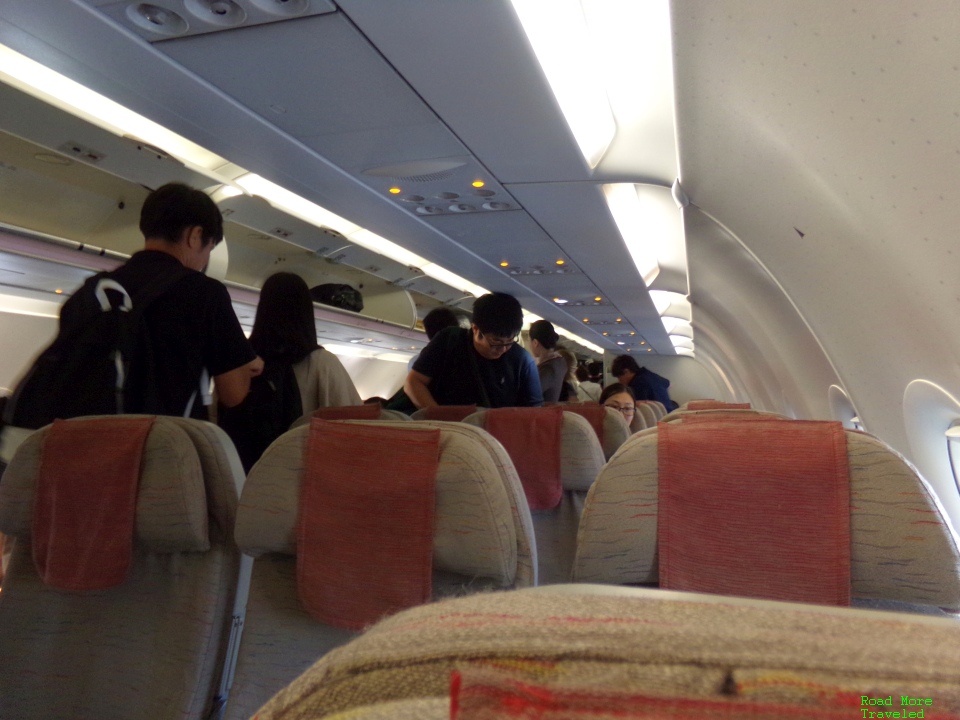 Asiana A321 Economy Class - interior view