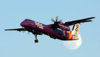 a plane flying in the sky