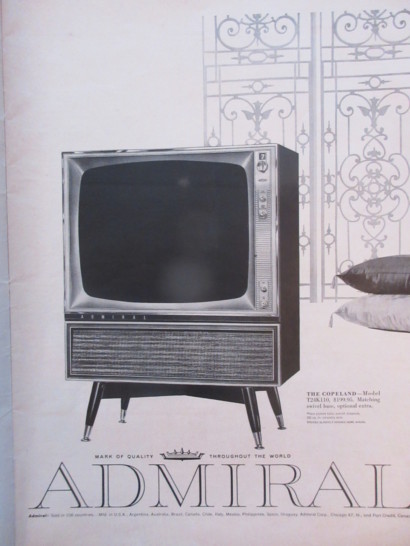 an advertisement for an army television