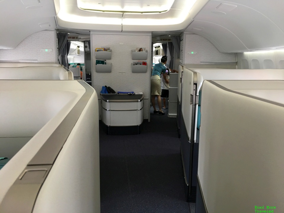 Rear of KE F 747-8i cabin