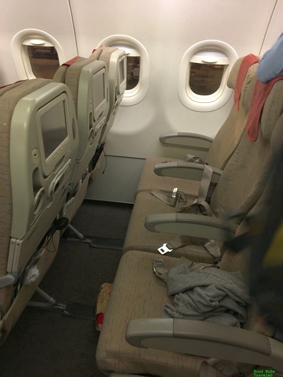 Asiana A321 Economy Class row