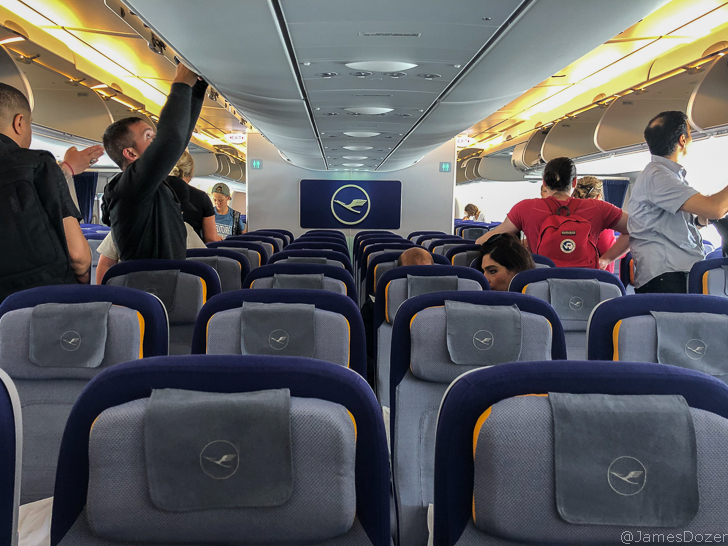 Lufthansa A380 Economy Class